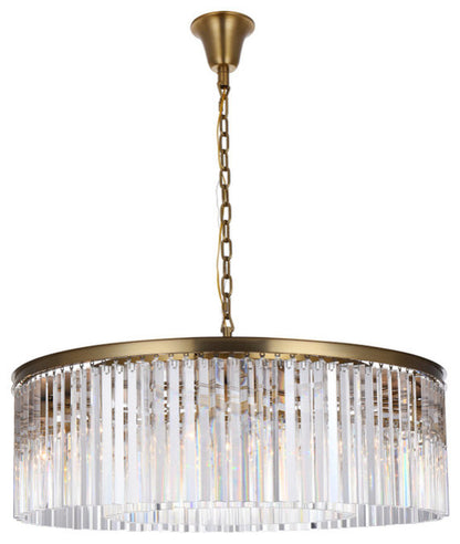 Elegant Lighting Sydney 43.5" Round Crystal ChandelierBy Elegant Furniture & Lighting