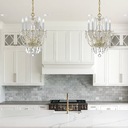 Crystorama Lighting Group 1129-CL-S Traditional Crystal 5 Light - PolishedBy Crystorama Lighting
