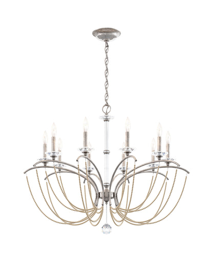 Schonbek Bc7110N-48Pbz 10 Light Crystal Chandelier, Antique SilverBy Schonbek