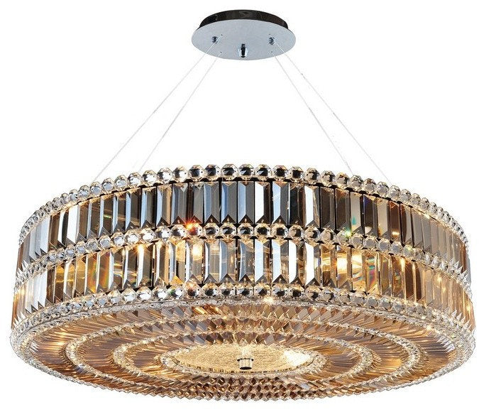 Allegri Crystal, Luxor Round Pendant, 32"By Allegri Crystal by Kalco Lighting