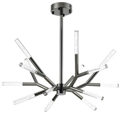 Aliano | Creative Tree Branches Design Bubble Crystal Chandelier, Black, 15 Heads, Cool LightBy Miron Demid LLC