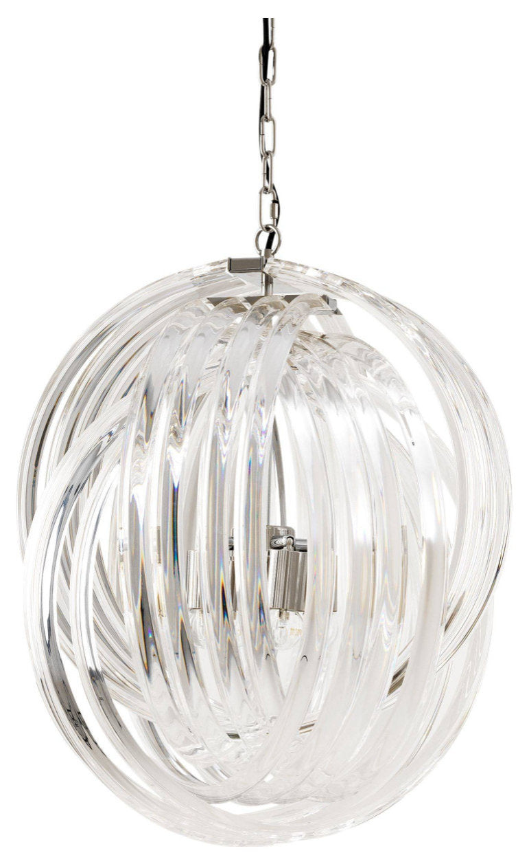 Lucite Loop Chandelier | Eichholtz Marco Polo MBy OROA - Furniture