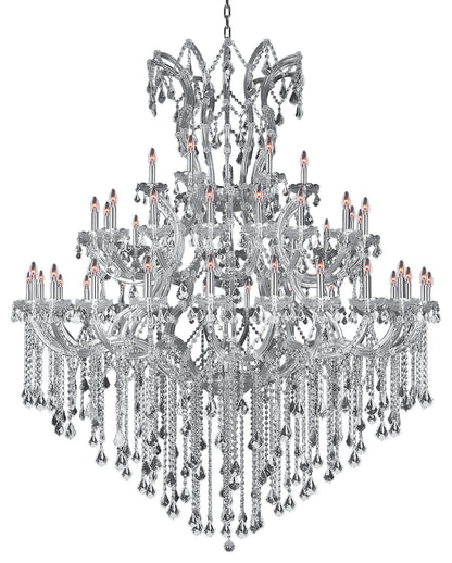 Artistry Lighting Maria Theresa Collection Chandelier, 60"x72", ChromeBy Artistry Lighting