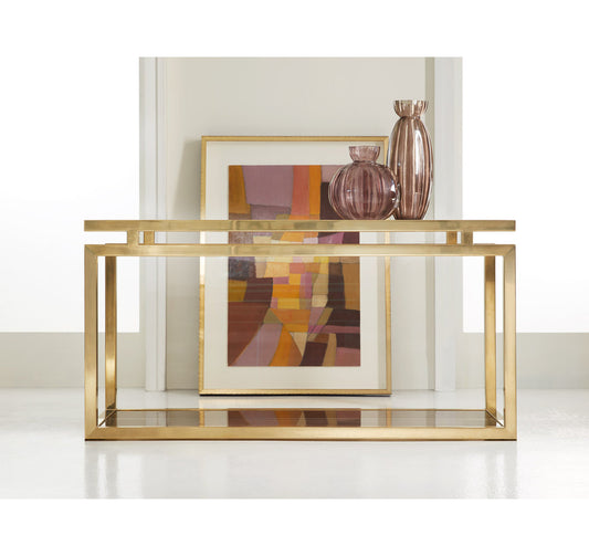 58.5'' W Glass Console Table