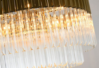 Bethel International WE07C31BR 12-Light Chandelier, Satin BrassBy Bethel Intl.