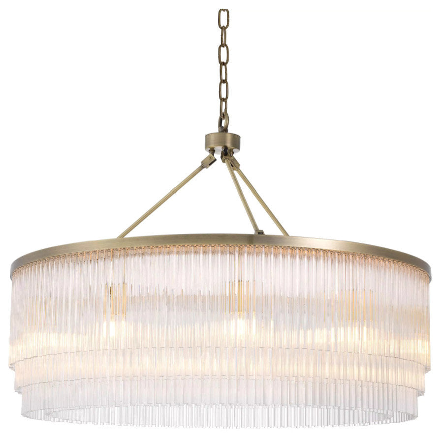 Glass Rods Contemporary Chandelier | Eichholtz Hector, LargeBy OROA - Furniture
