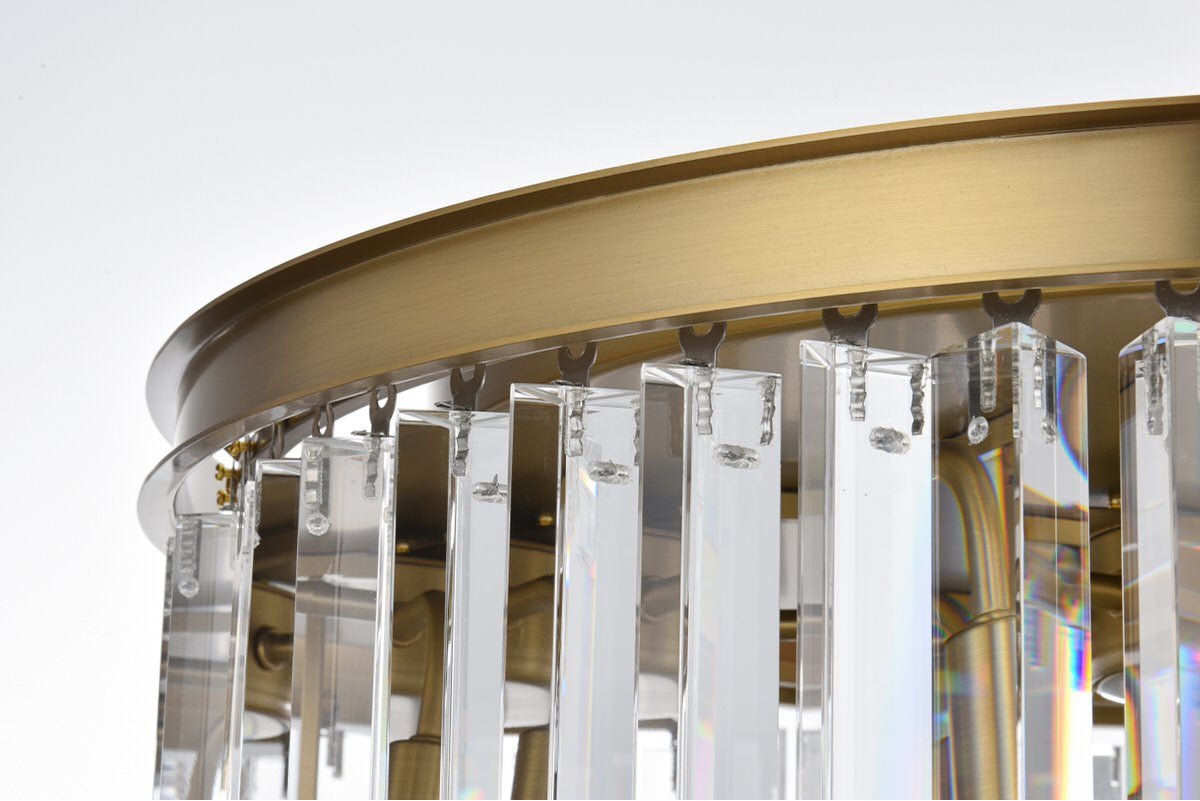 Elegant Lighting Sydney 31.5" Round Crystal ChandelierBy Elegant Furniture & Lighting