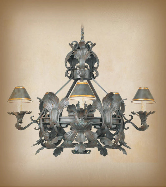 Tuxpan Wrought Iron ChandelierBy Arte De Mexico