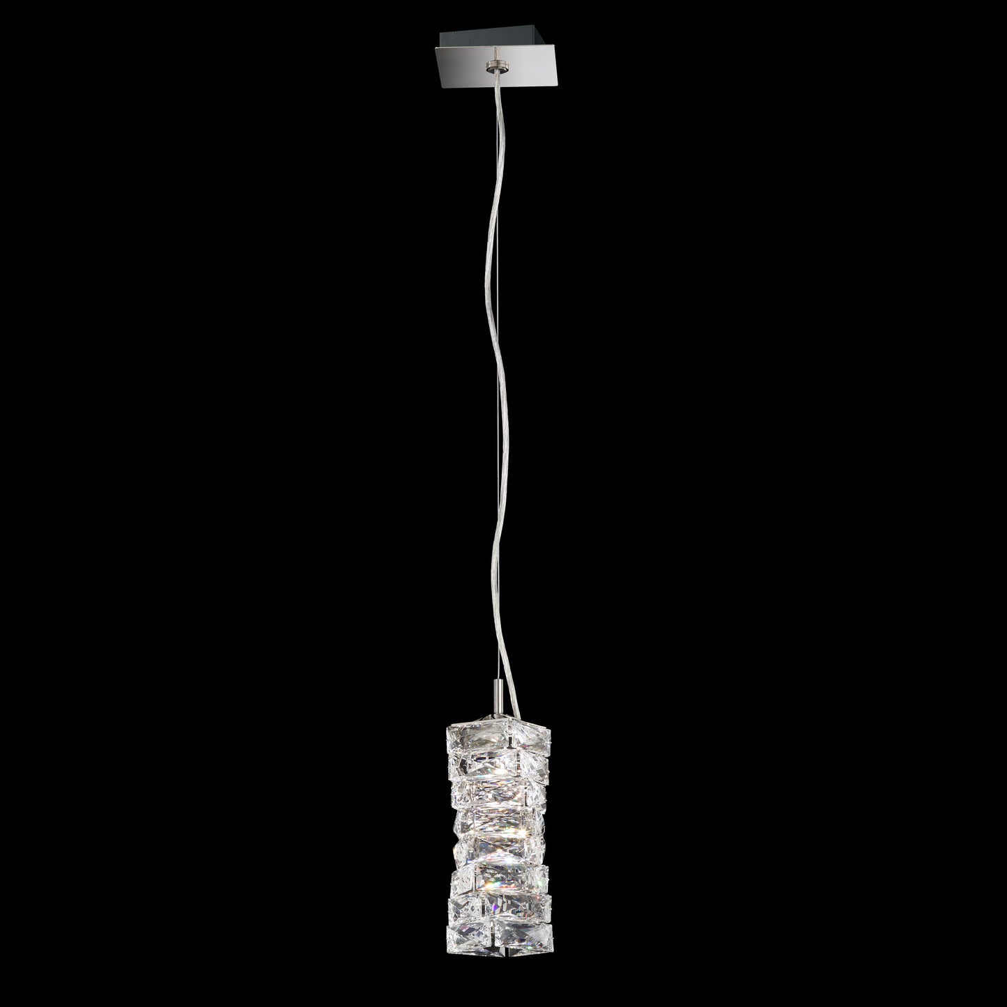 Schonbek Stw410N-Ss1S 1 Light Crystal Pendant, Stainless SteelBy Schonbek