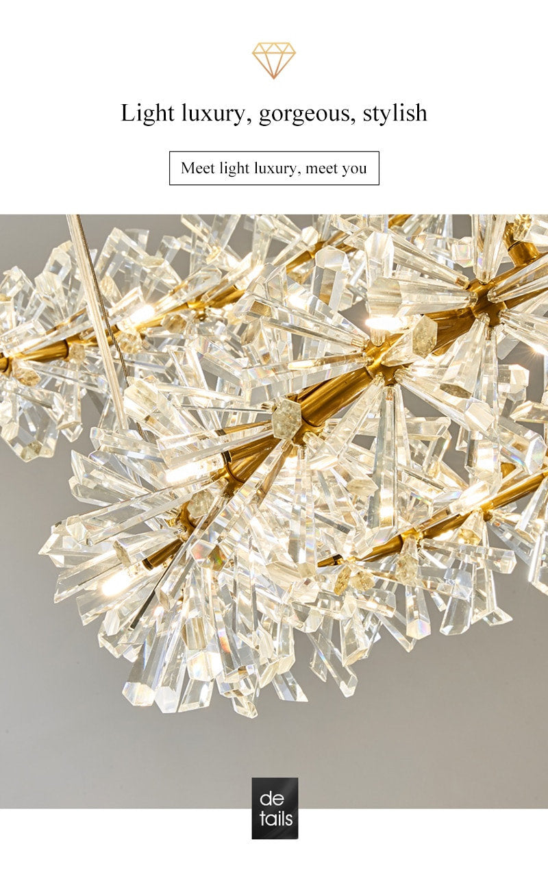 Mira Double Ring Crystal ChandelierBy MORSALE