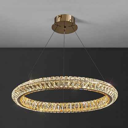 Bacci Crystal Modern Ceiling Light FixtureBy Morsale.com