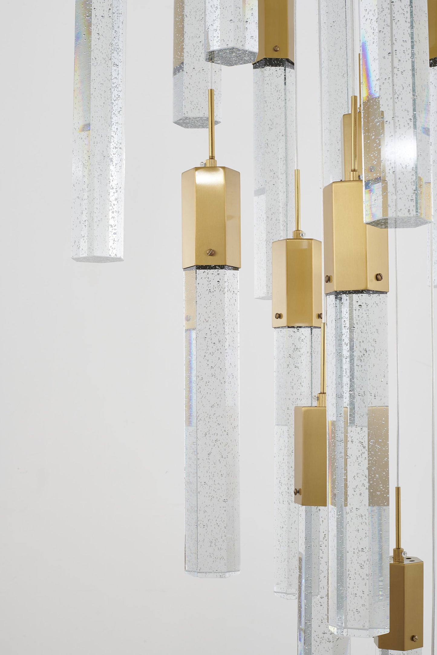 25-Light Gold Stainless Steel Chandelier With CrystalsBy Design Living