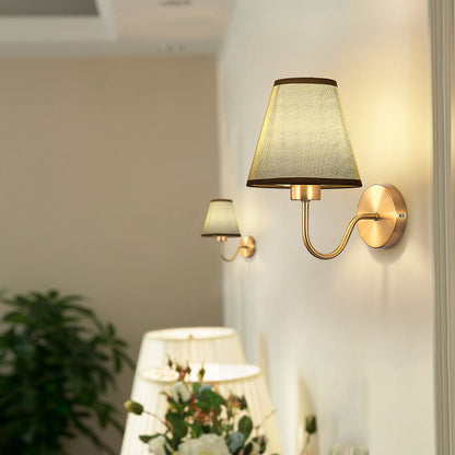 Modern Fabric Wall Lamp �C Bedroom, Bedside & Hotel Corridor Light