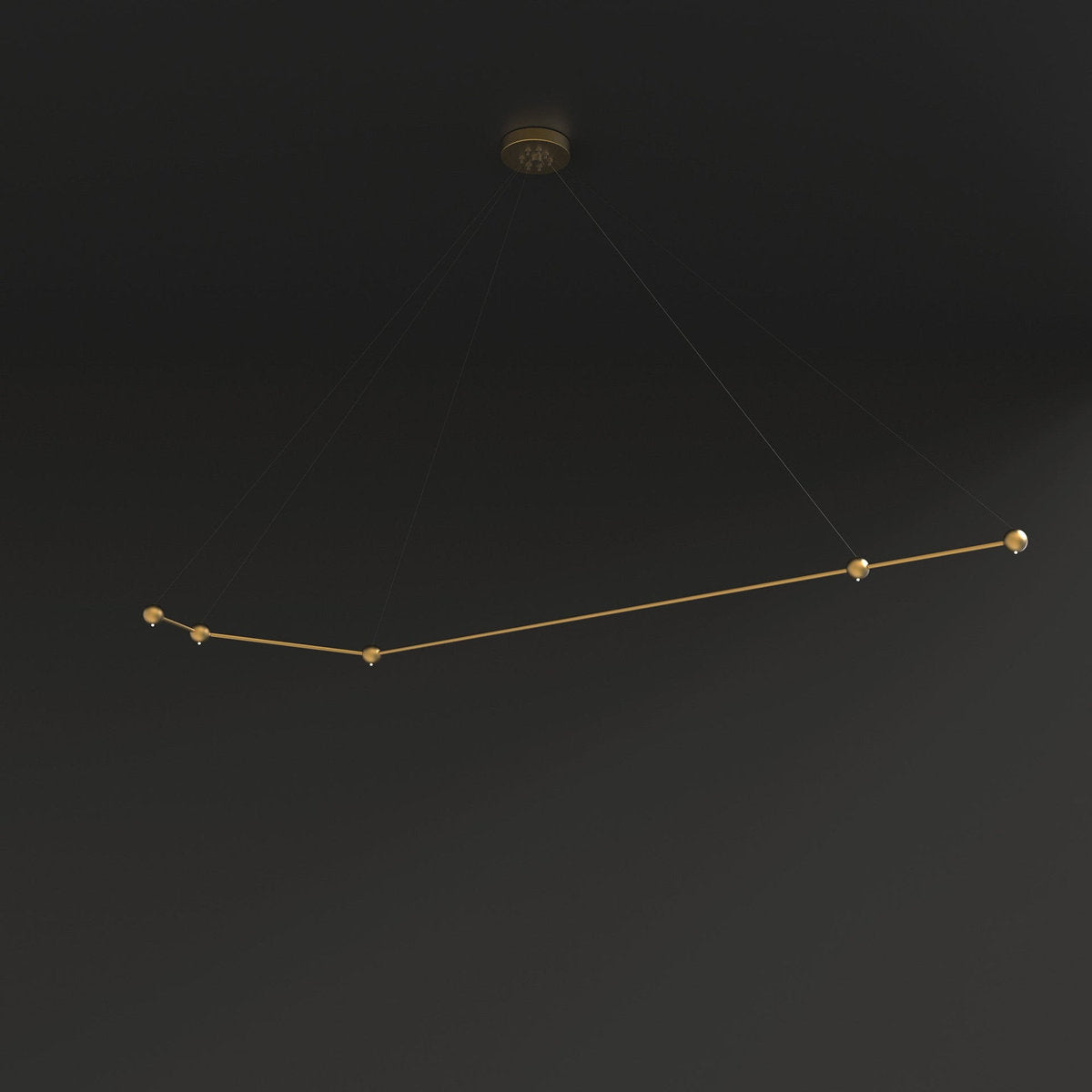 5 - Light Unique Geometric Chandelier