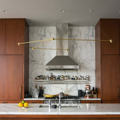 5 - Light Unique Geometric Chandelier