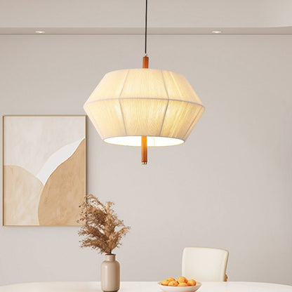 Soren Linen Geometric Pendant Lamp
