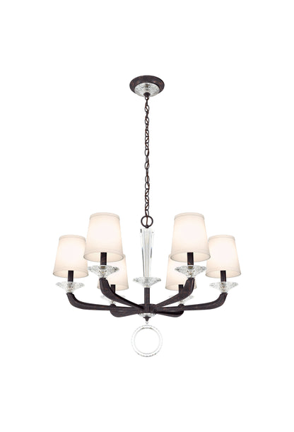 Schonbek Ma1006N-76O 6 Light Crystal Chandelier, Heirloom BronzeBy Schonbek