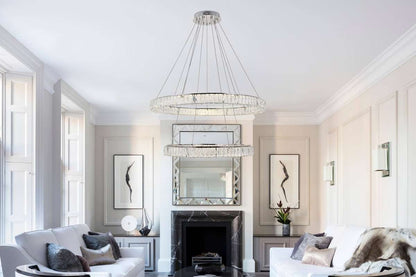 Contemporary Chrome-Light ChandelierBy Home Living