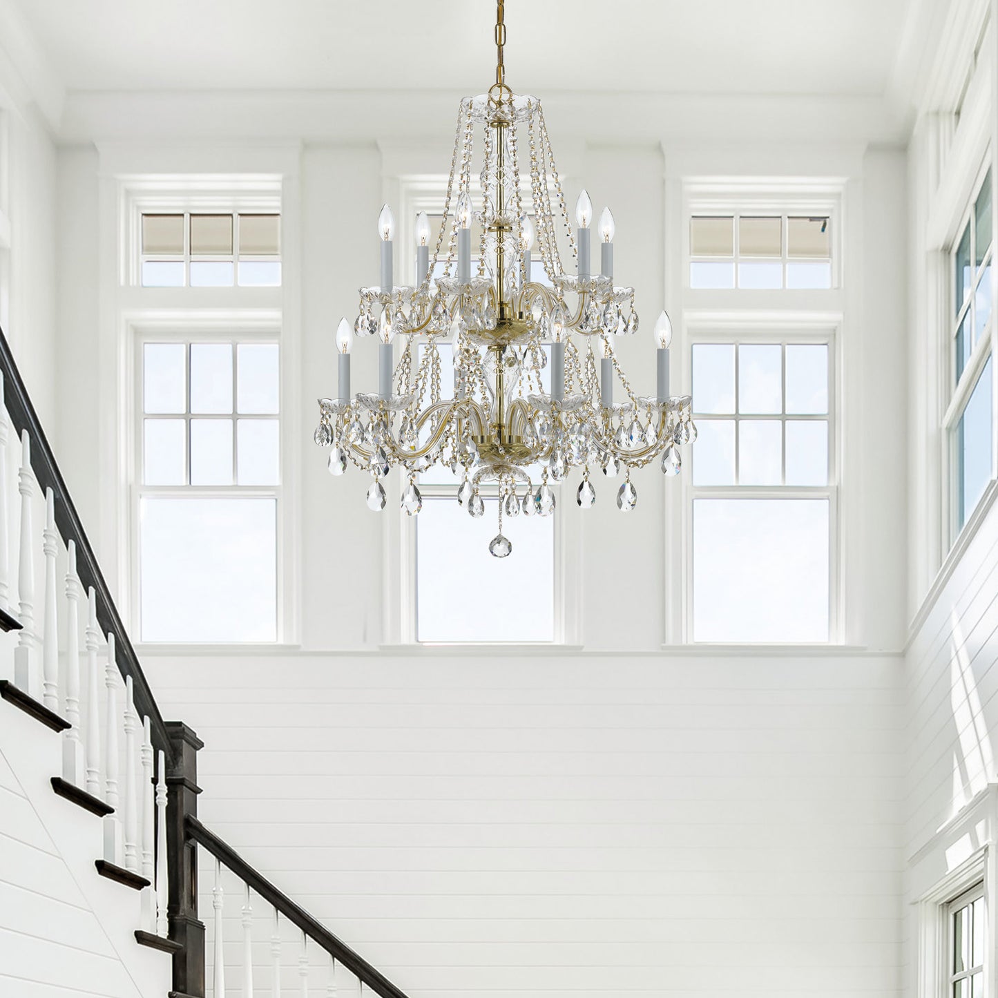 Crystorama Lighting Group 1137-CL-S Traditional Crystal 12 Light - PolishedBy Crystorama Lighting