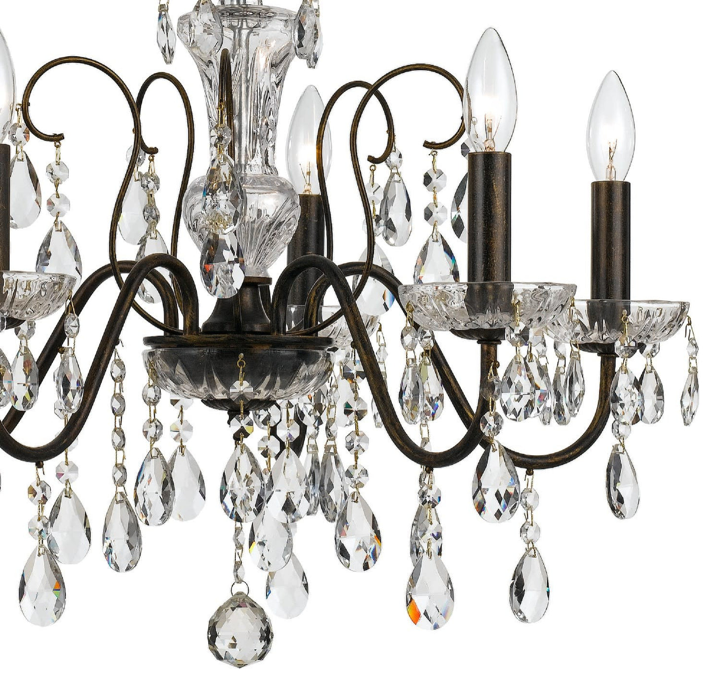 Crystorama Lighting Group 3025-CL-S Butler 5 Light 23"W Crystal - EnglishBy Crystorama Lighting