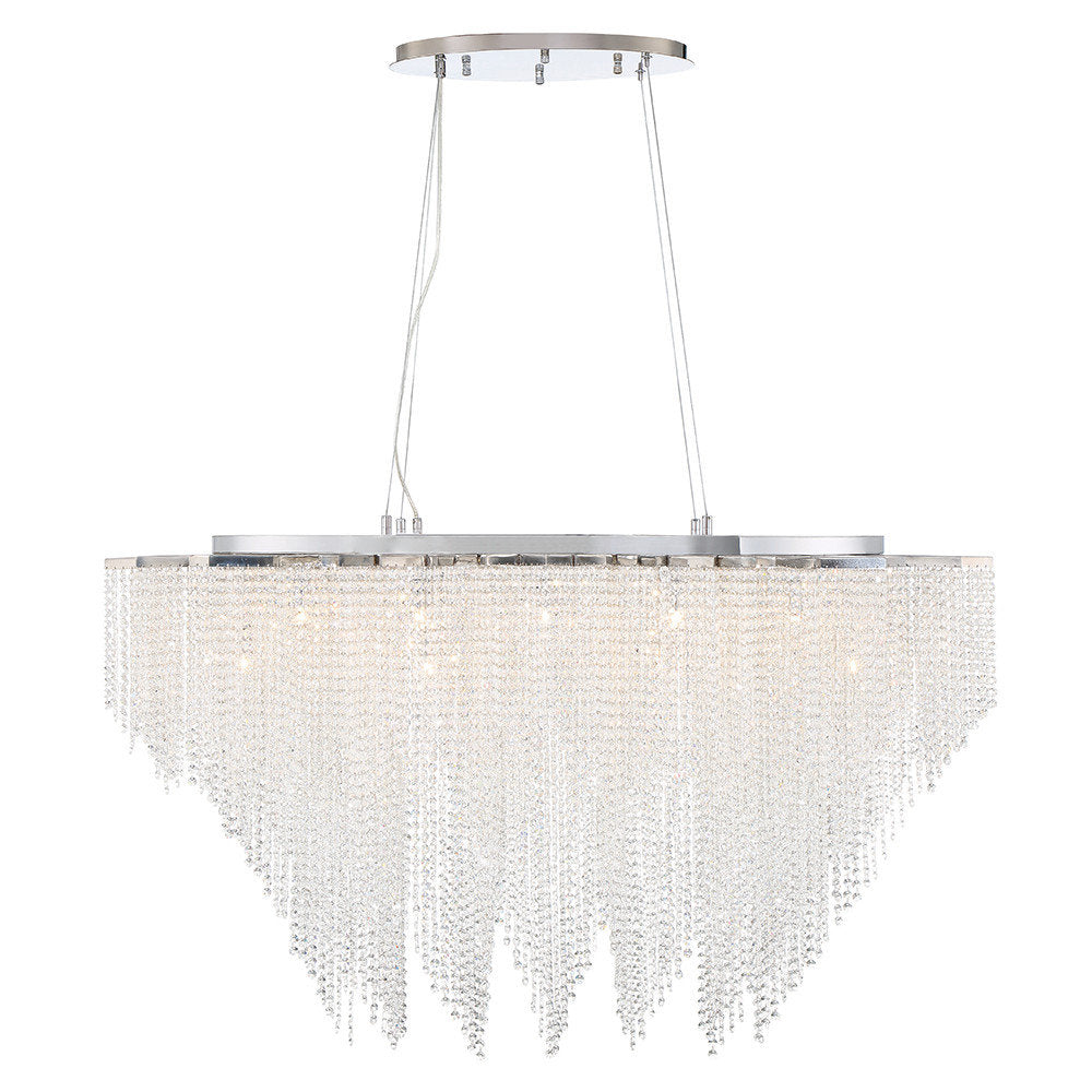 Cohen 18-Light Chandelier, ChromeBy Eurofase Lighting