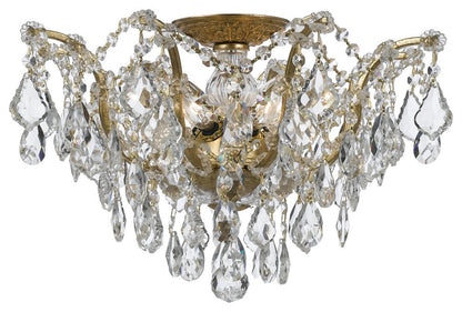 Crystorama 4457-GA-CL-S Filmore - Five Light Flush MountBy Crystorama Lighting