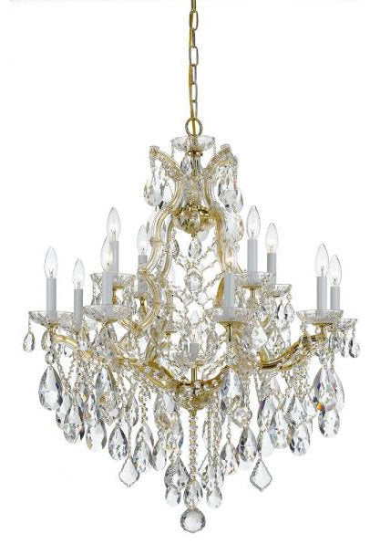Maria Theresa - 12-Light Chandelier in Traditional and Contemporary StyleBy Crystorama Lighting