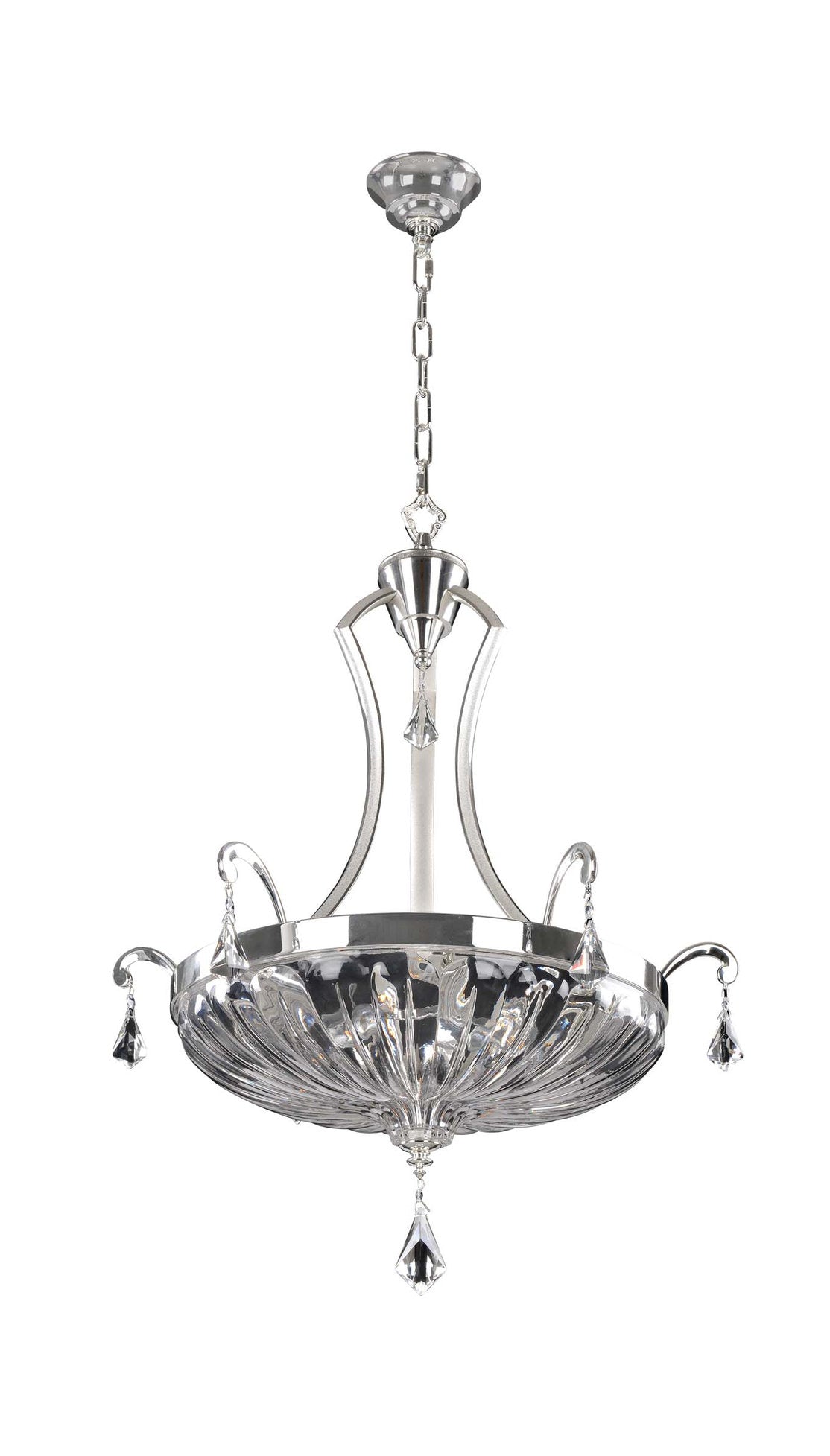 Orecchini 6-Light Traditional Large Pendant by AllegriBy Allegri Crystal by Kalco Lighting