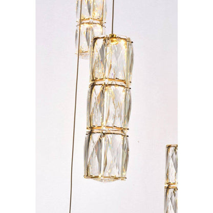 Polaris 25 Light Chandelier, GoldBy Elegant Furniture & Lighting