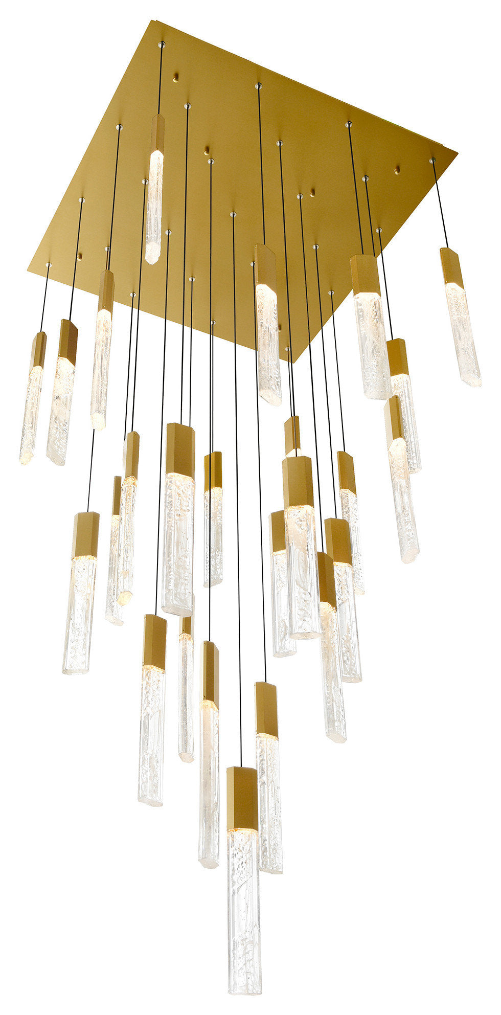 CWI LIGHTING 1589P28-25-624 Greta Integrated LED Brass ChandelierBy CWI Lighting