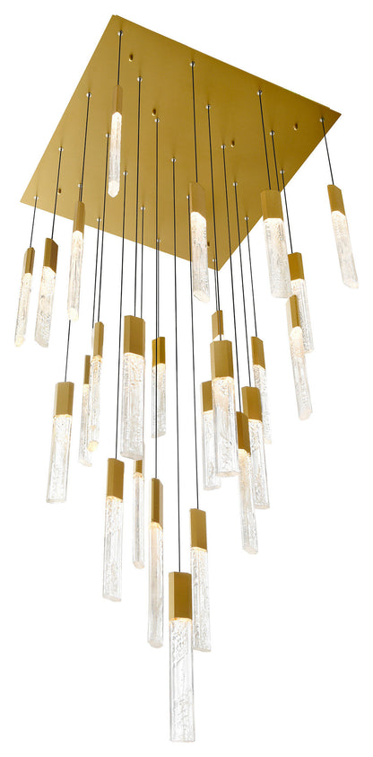 CWI LIGHTING 1589P28-25-624 Greta Integrated LED Brass ChandelierBy CWI Lighting