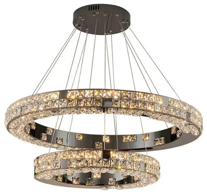 Bacci 2-Tier Crystal Ceiling ChandelierBy MORSALE