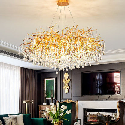 40" Albero Living Room Crystal ChandelierBy MORSALE