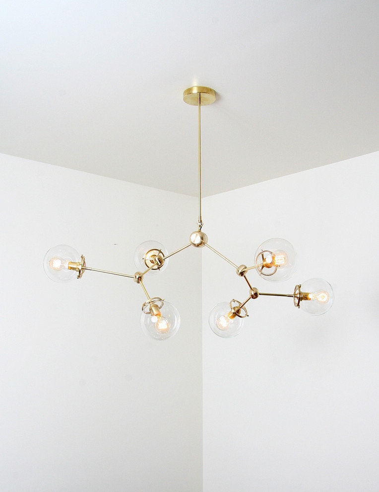 Elemental No. 6 Pendant Light, BrassBy studio:PGRB