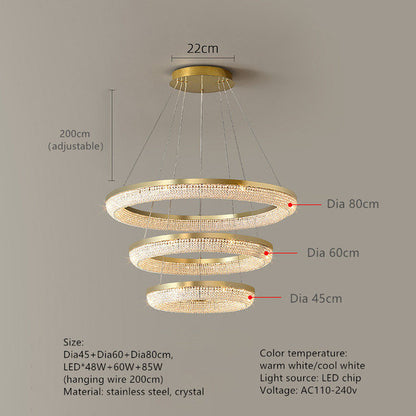 Vici Collection 3-Tier Crystal ChandelierBy MORSALE