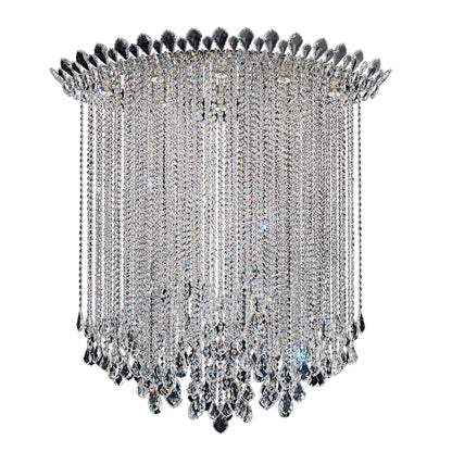 Schonbek Tr4803N-401H 8 Light Crystal Semi-Flush, Polished Stainless SteelBy Schonbek
