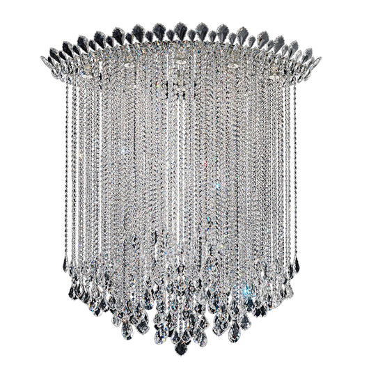 Schonbek Tr4803N-401H 8 Light Crystal Semi-Flush, Polished Stainless SteelBy Schonbek