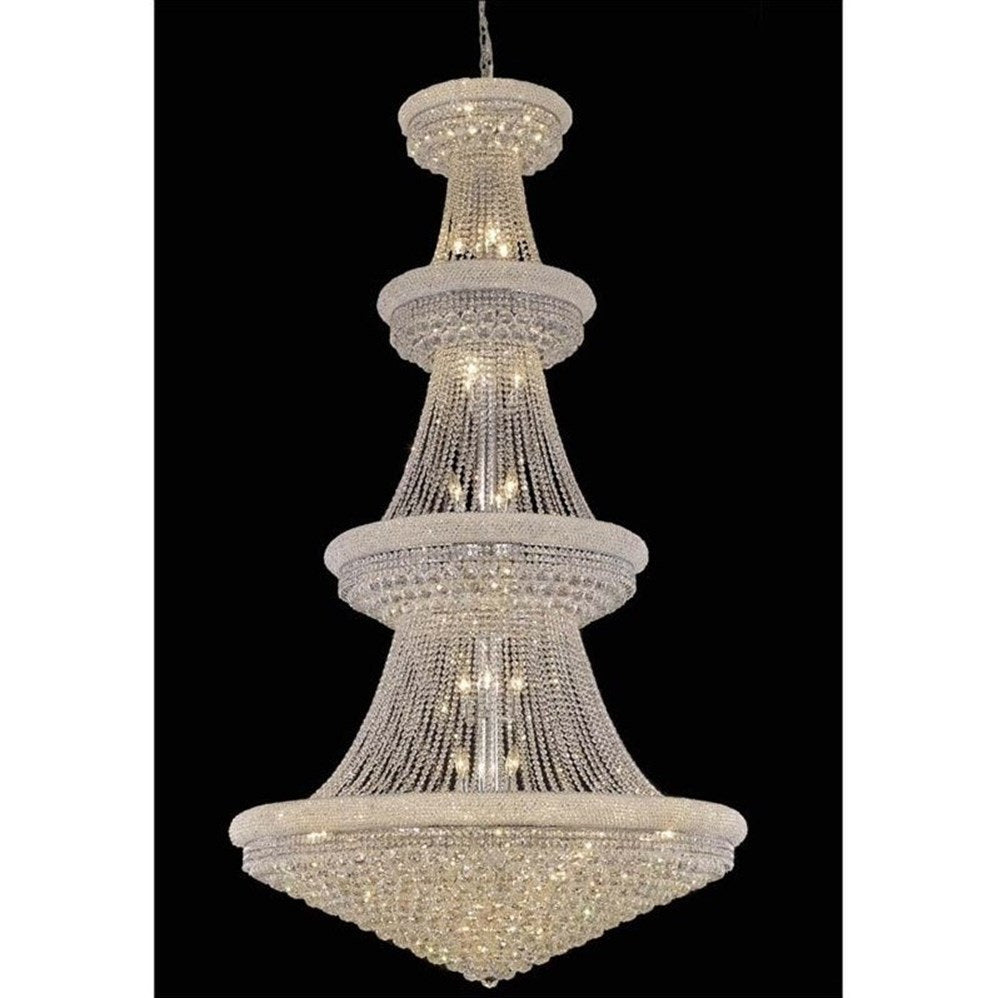 Elegant Lighting Primo 48" 42 Light Royal Crystal ChandelierBy Elegant Furniture & Lighting