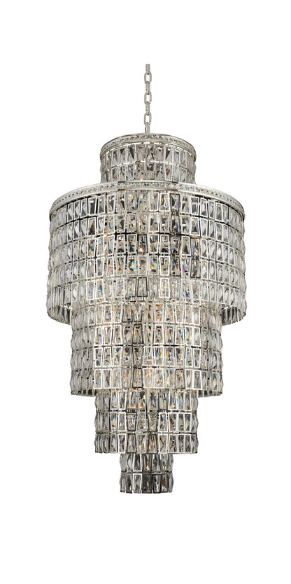 Kasturi 32x58" 22-Light Transitional Large Pendants by AllegriBy Allegri Crystal by Kalco Lighting