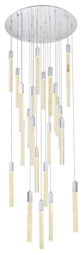 Elegant Lighting 2067G42C Weston 25 lights pendant in chromeBy Elegant Furniture & Lighting