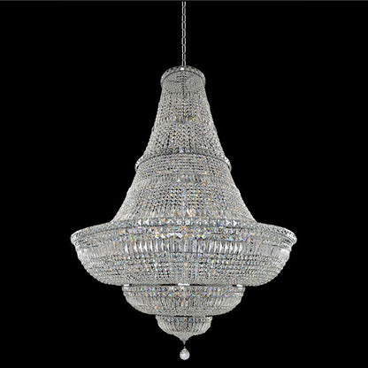 Allegri 020272 Betti 56 Light 48"W Crystal Empire Chandelier - Chrome / ClearBy Allegri Crystal by Kalco Lighting