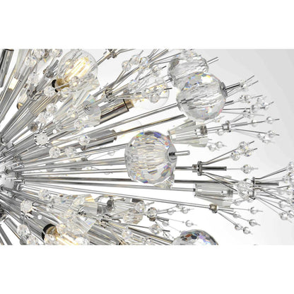 Vera 24 Light Pendant, ChromeBy Elegant Furniture & Lighting