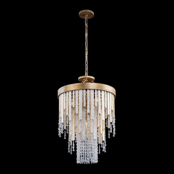 Lafayette 4-Light Chandelier in Coastal Style 29.25"Hx18"WBy Varaluz
