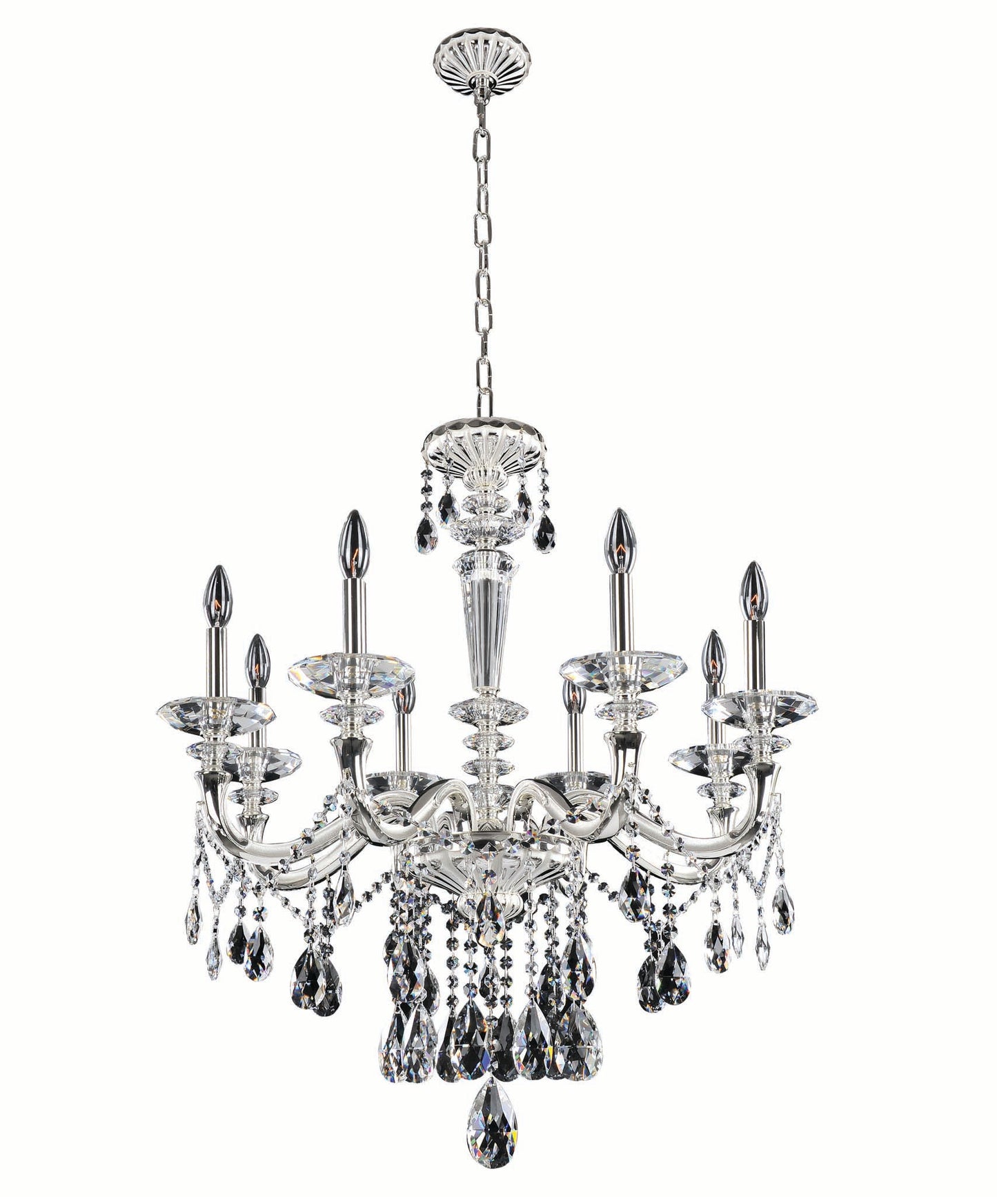 Jolivet 8 Light ChandelierBy Allegri Crystal by Kalco Lighting