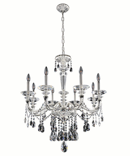 Jolivet 8 Light ChandelierBy Allegri Crystal by Kalco Lighting