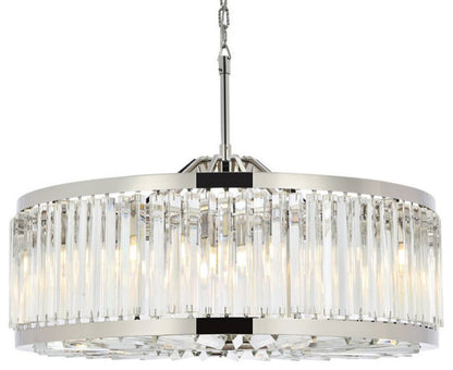 Elegant 1203D35PN/RC Chelsea 10-Light Polished Nickel Chandelier ClearBy Elegant Furniture & Lighting