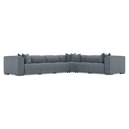 6-Piece Bliss Fabric Power Motion Sectional