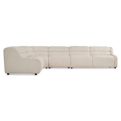 6-Piece Gio Fabric Power Motion Sectional