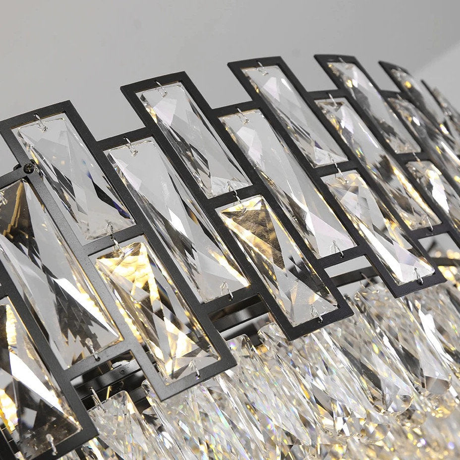 32" Molini Clear Crystal ChandelierBy MORSALE