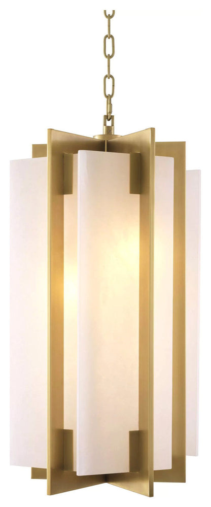 Gold with Alabaster Chandelier | Eichholtz LuganoBy OROA - Furniture